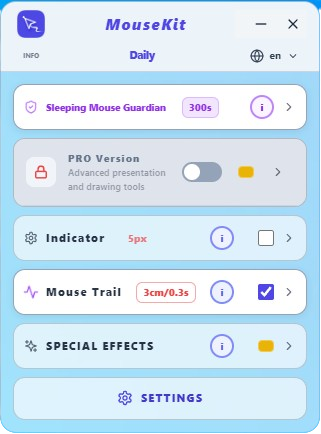 Standard Plus panel